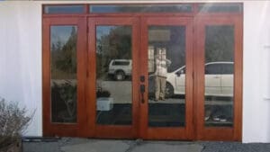 refinishing front dors