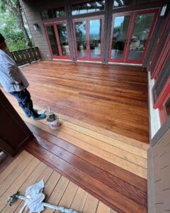 professional deck painting and refinishing