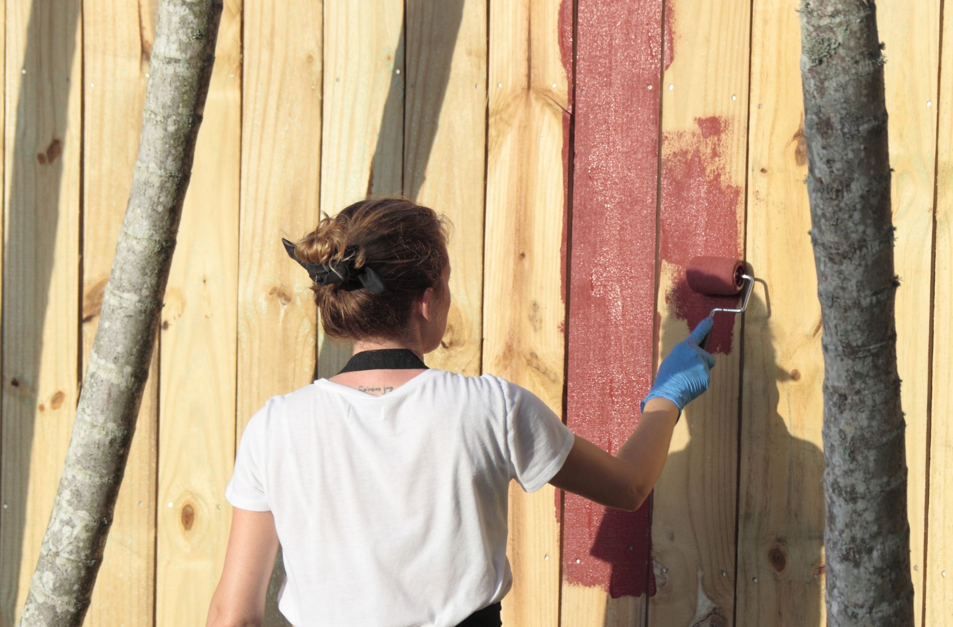 fence painting