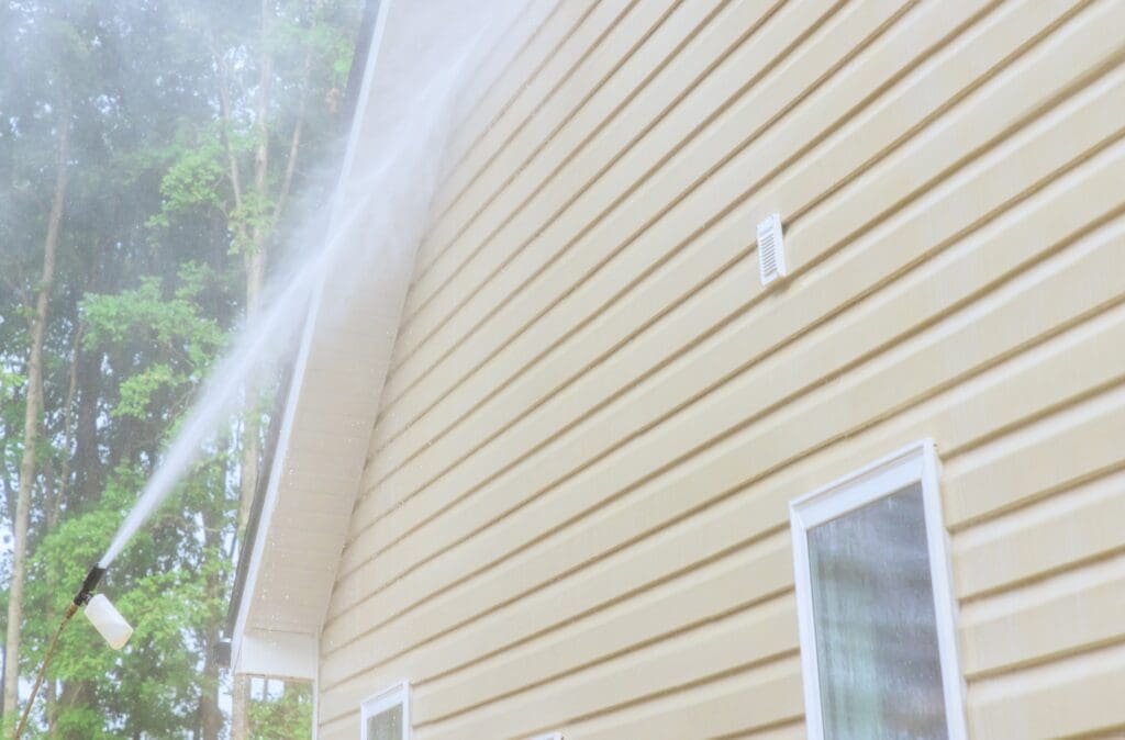 pressure washing