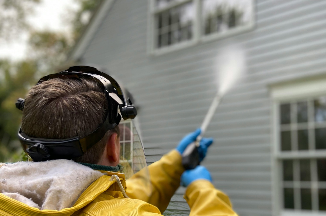 pressure washing